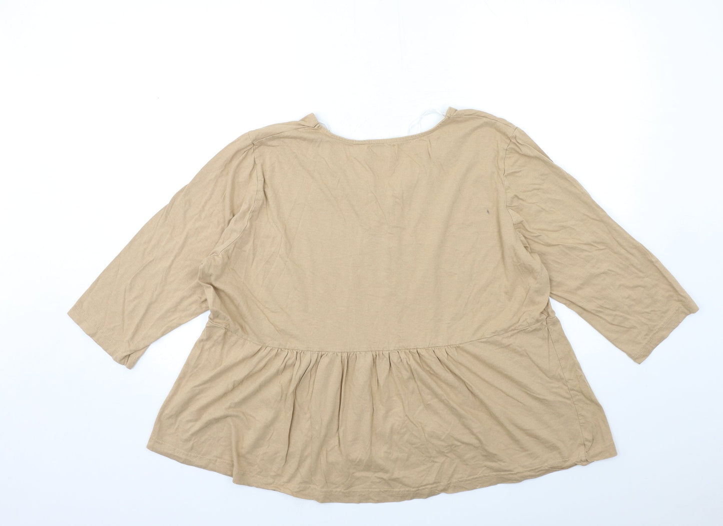 BPC  Womens Brown   Basic T-Shirt Size XL