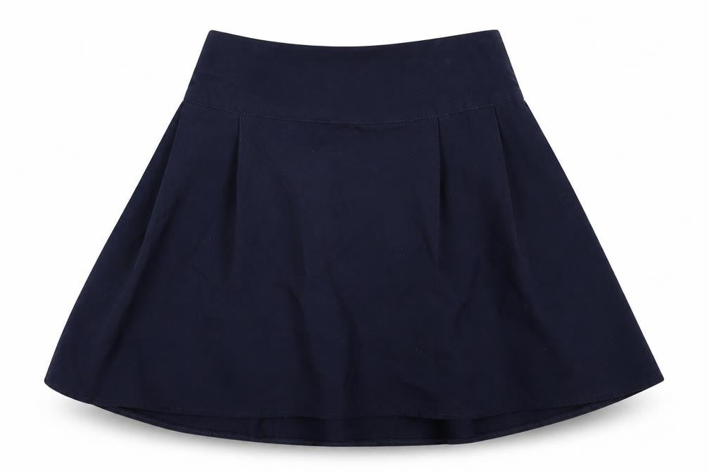 F&F Girls Blue   Pleated Skirt Size 6-7 Years - School