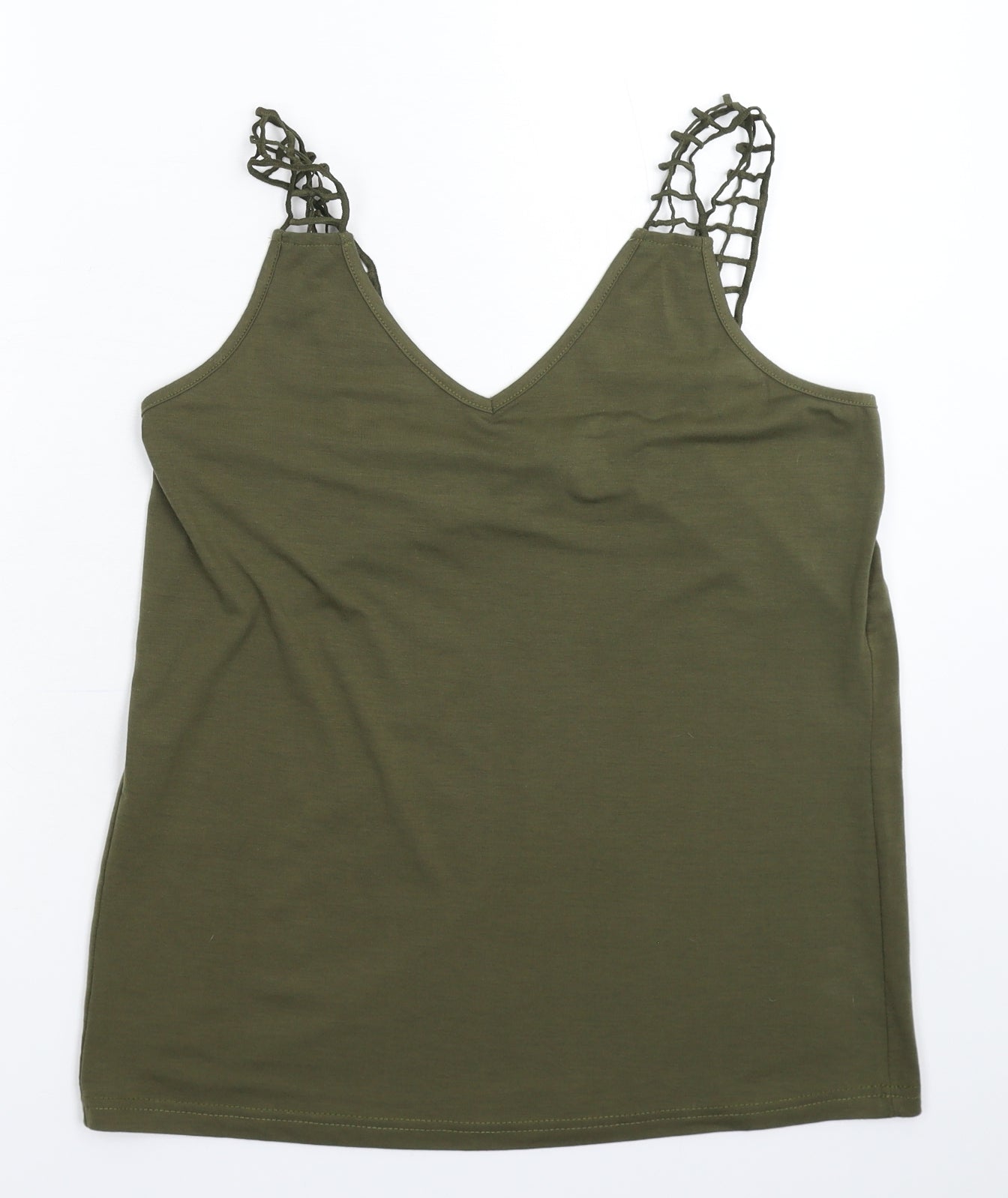 Preworn Womens Green   Basic Tank Size M