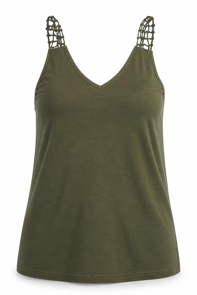 Preworn Womens Green   Basic Tank Size M