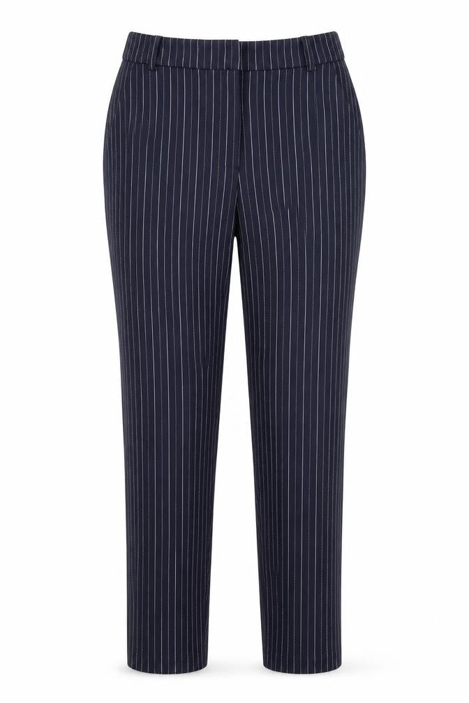 TU Womens Blue Striped  Trousers  Size 10 L25 in