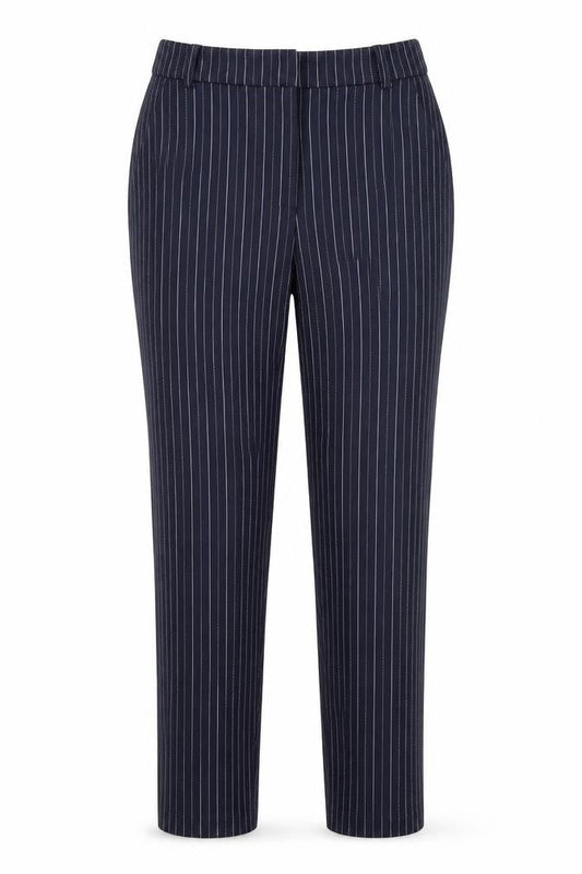 TU Womens Blue Striped  Trousers  Size 10 L25 in