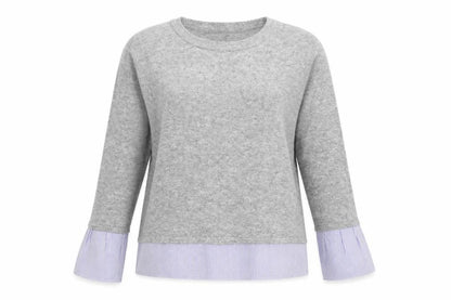 Dorothy Perkins Womens Grey  Knit Pullover Jumper Size 8