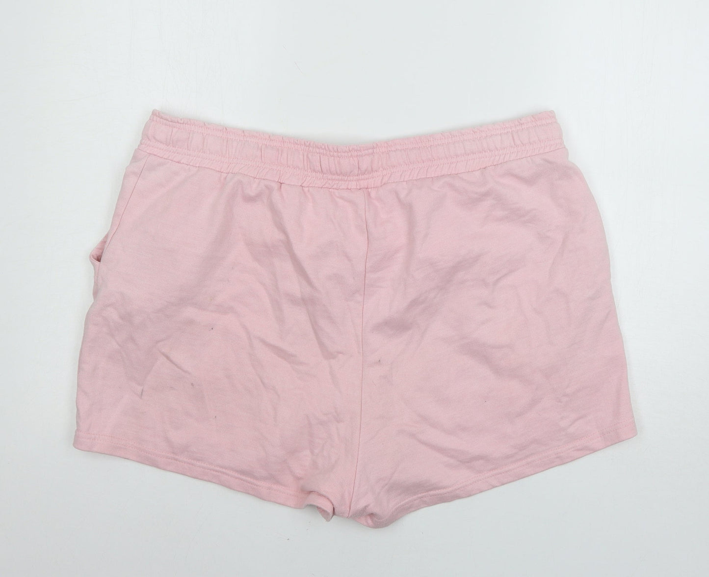 Preworn Womens Pink  Jersey Sweat Shorts Size 40 in