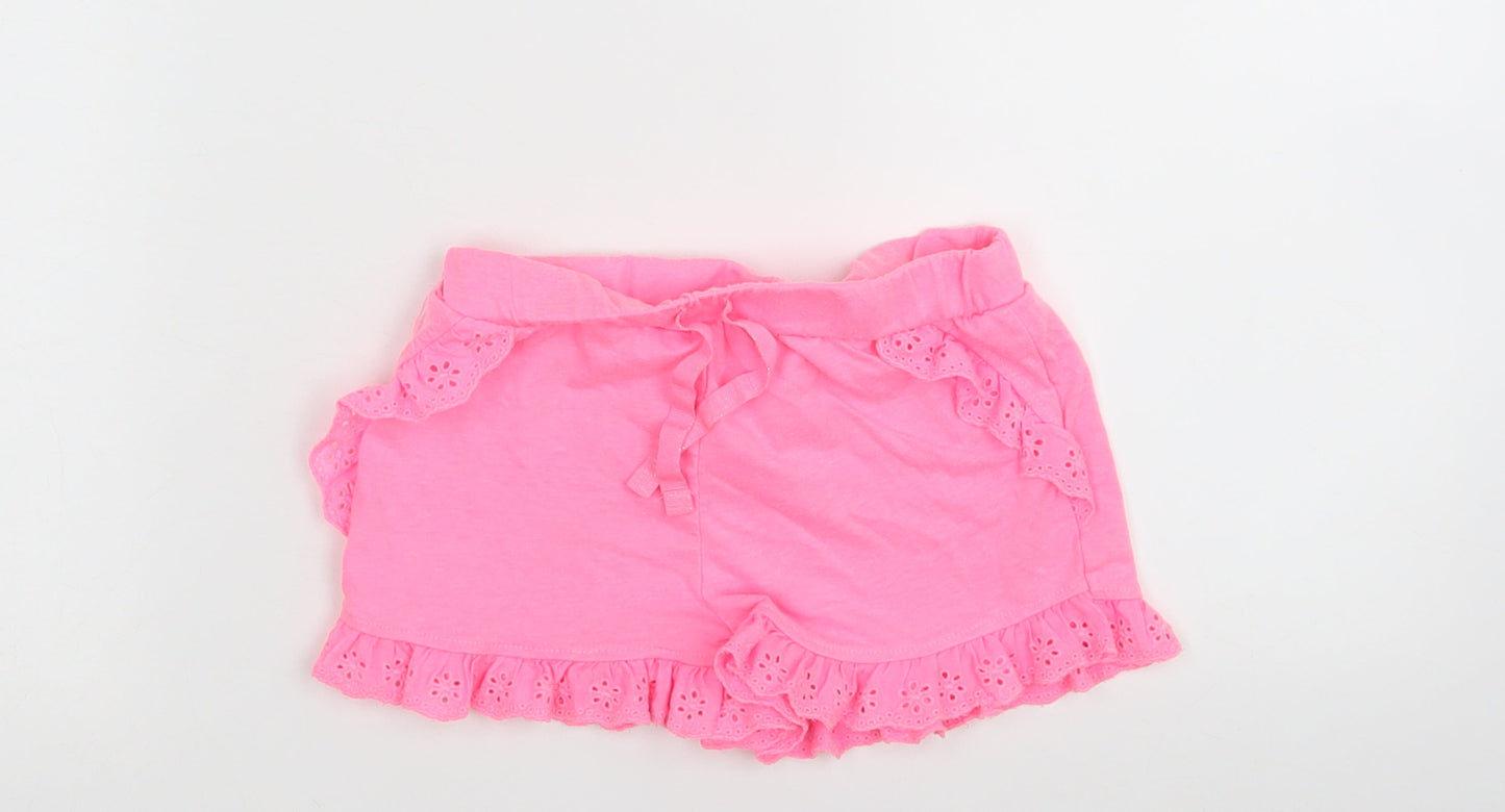 PRIMARK  Girls Pink   Cut-Off Shorts Size 4-5 Years