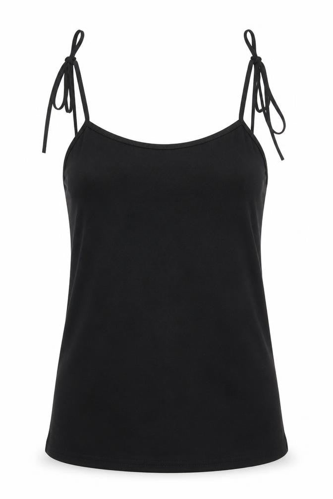 pretty little  Thing Womens Black   Basic T-Shirt Size 10