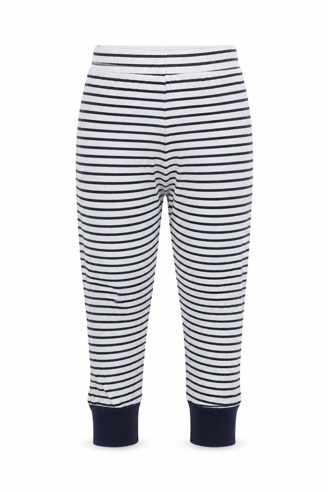 George Girls Blue Striped  Capri Trousers Size 3-4 Years
