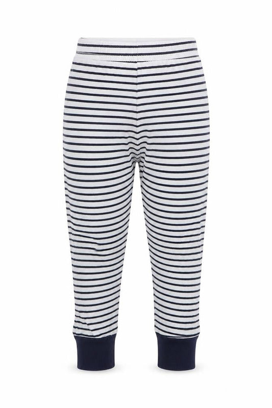George Girls Blue Striped  Capri Trousers Size 3-4 Years