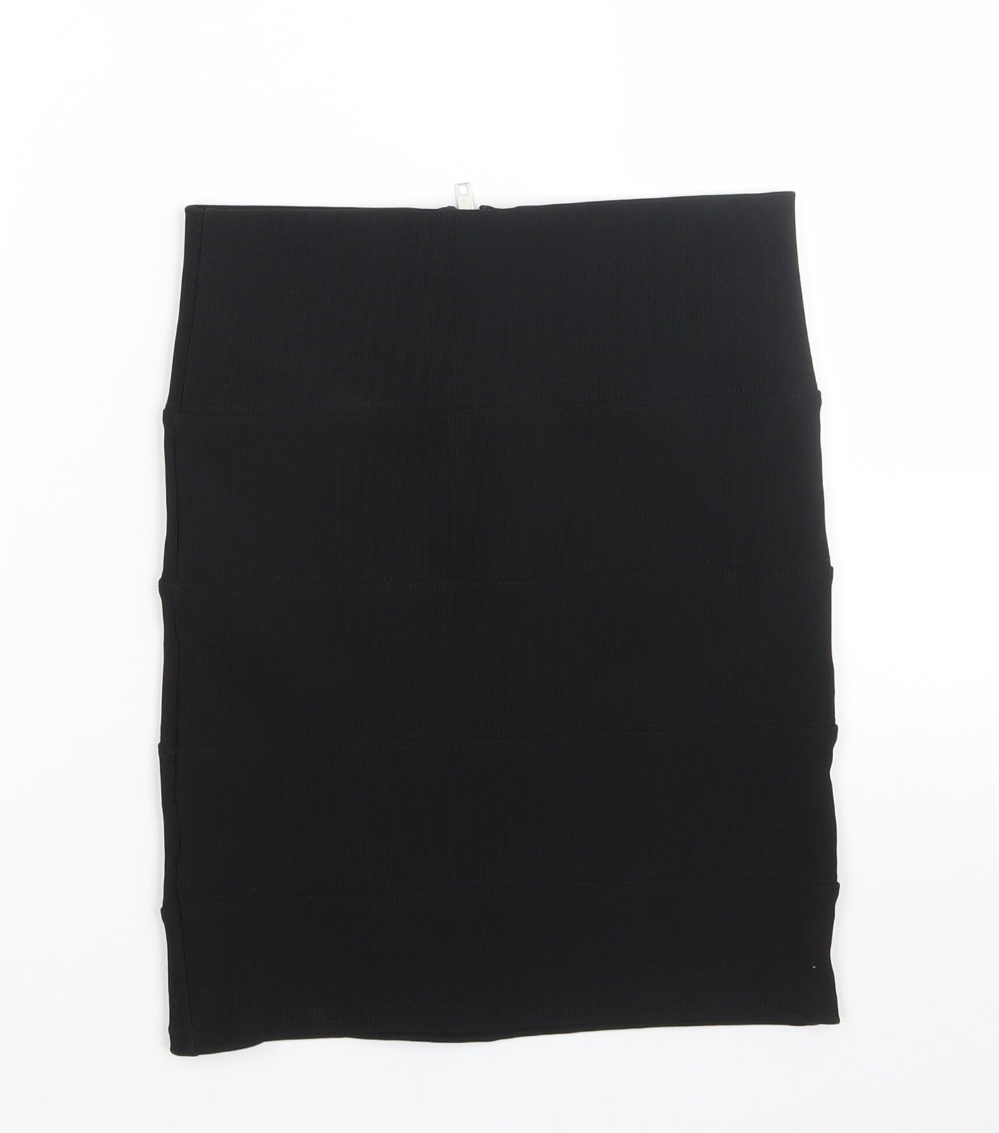 PREWORN  Womens Black   A-Line Skirt Size 6  - stretch fabric