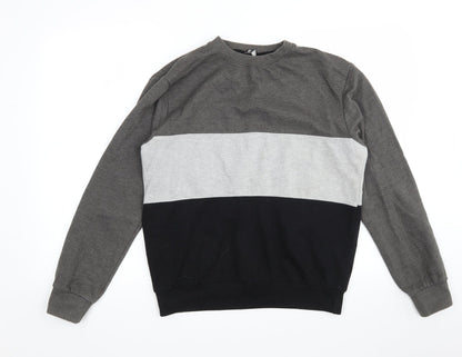 Pep&Co Mens Multicoloured   Pullover Sweatshirt Size S