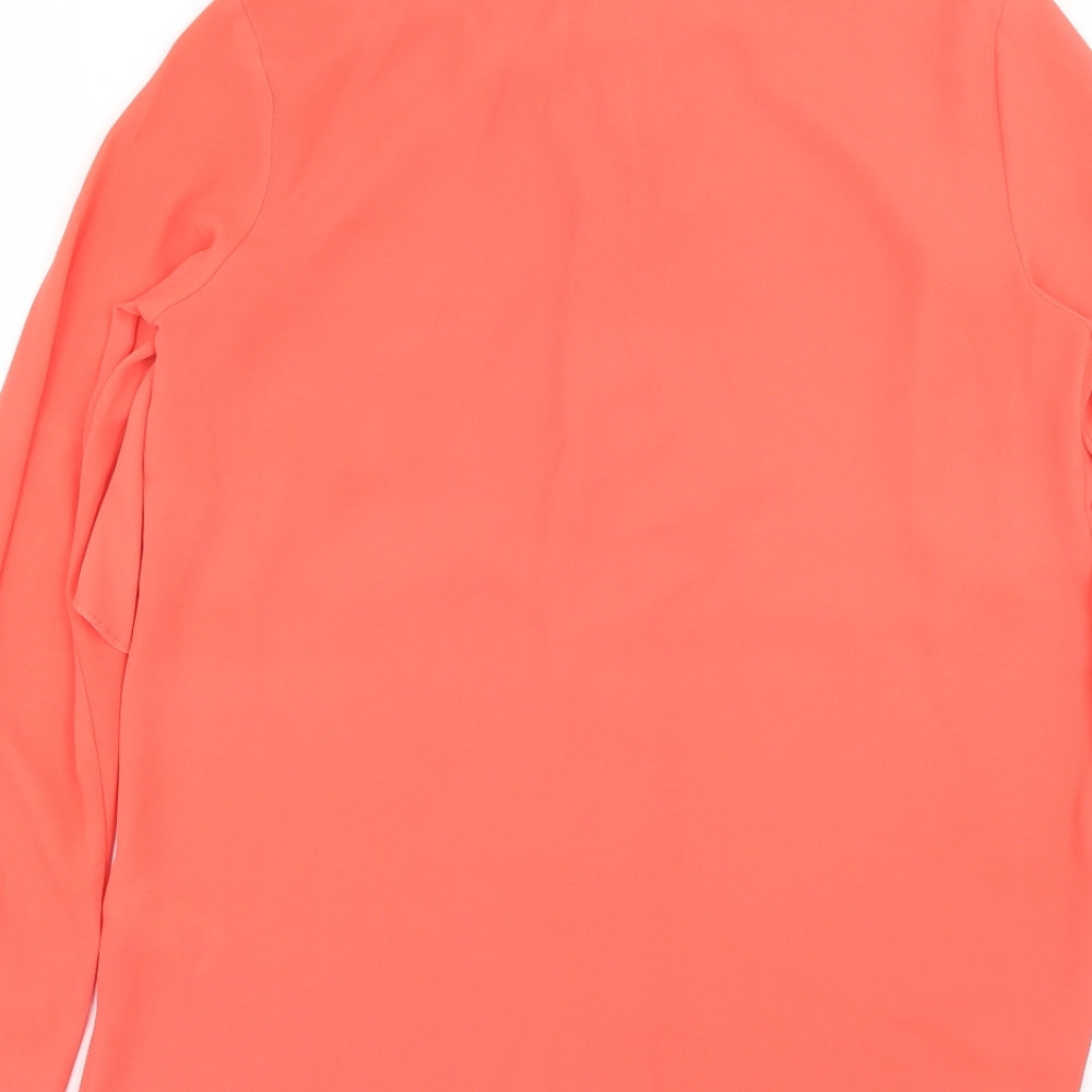 M&S Womens Pink   Basic Blouse Size 8