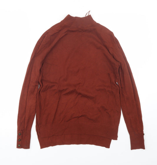 Peacocks Womens Brown   Pullover Jumper Size 8