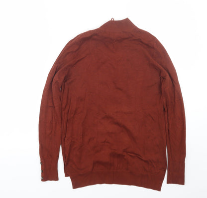 Peacocks Womens Brown   Pullover Jumper Size 8