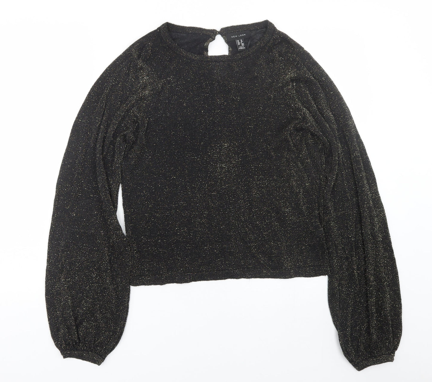 New Look Womens Black   Pullover Jumper Size 10