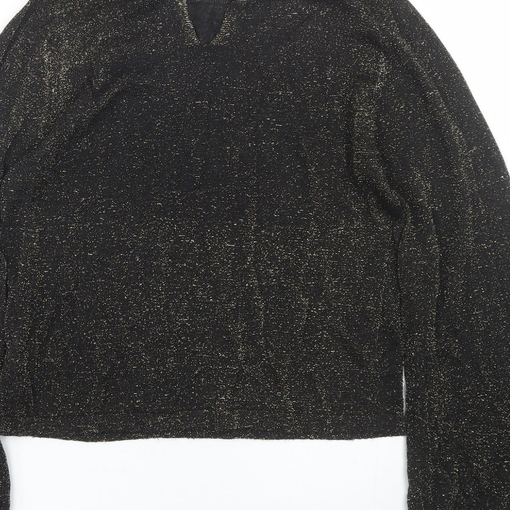 New Look Womens Black   Pullover Jumper Size 10