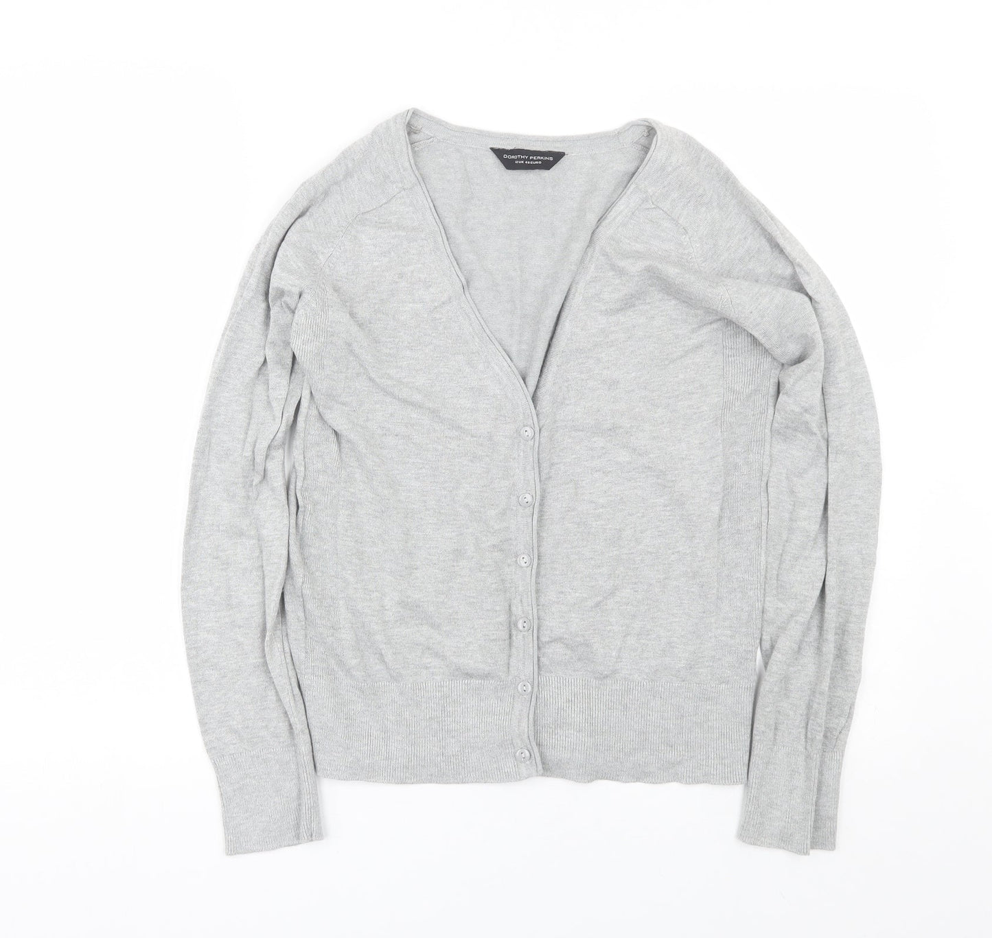Dorothy Perkins Womens Grey   Cardigan Jumper Size 12