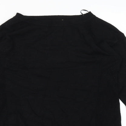 Preloved Preworn Womens Black   Pullover Jumper Size M - Detail