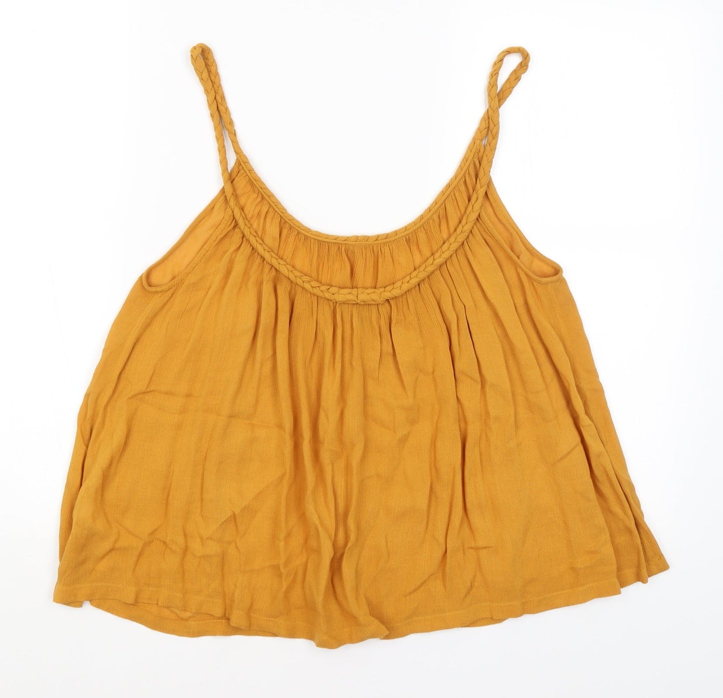 Topshop Womens Yellow   Camisole Tank Size 8