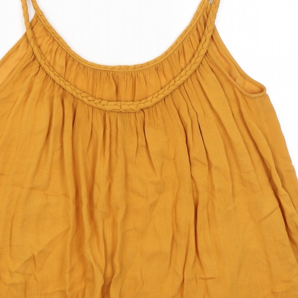Topshop Womens Yellow   Camisole Tank Size 8