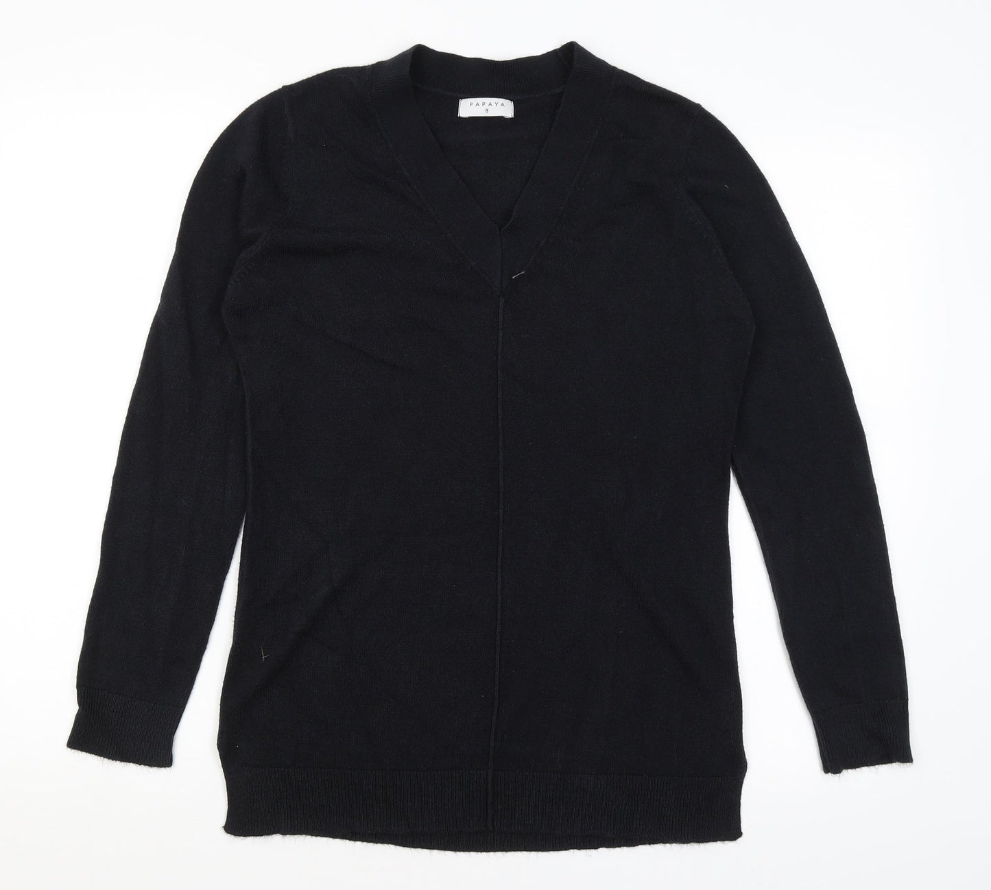 Papaya Womens Black   Pullover Jumper Size 8