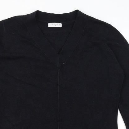 Papaya Womens Black   Pullover Jumper Size 8