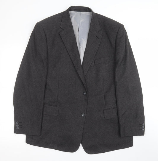 Charlton Gray Mens Grey   Jacket Suit Jacket Size 46