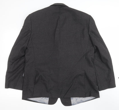 Charlton Gray Mens Grey   Jacket Suit Jacket Size 46