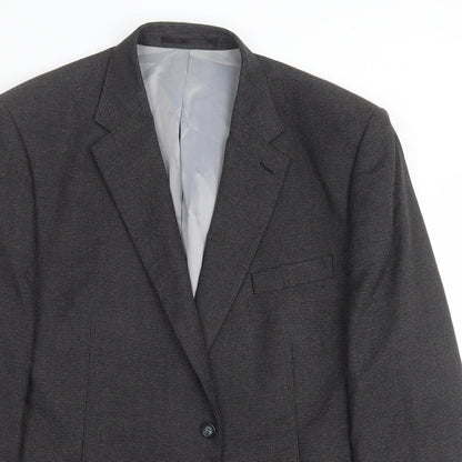 Charlton Gray Mens Grey   Jacket Suit Jacket Size 46