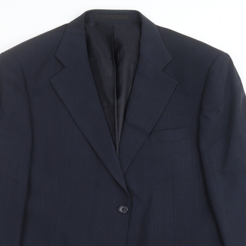 Marks and Spencer Mens Blue   Jacket Suit Jacket Size 42