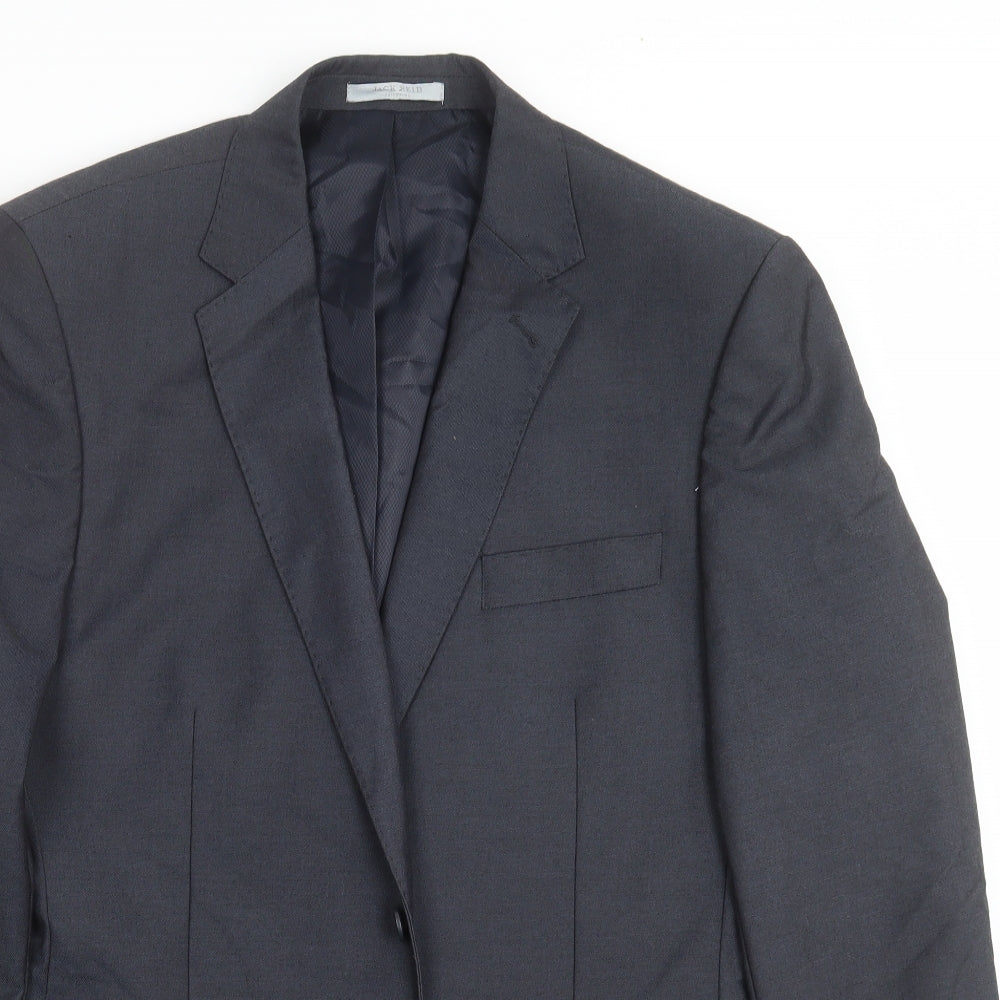 JACK REID Mens Grey   Jacket Suit Jacket Size 42