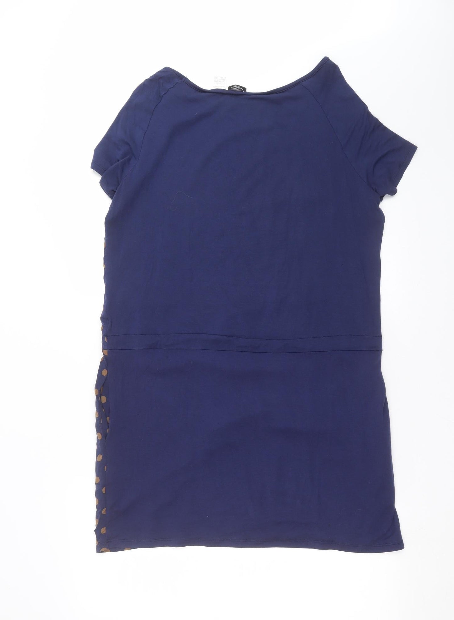 La Redoute Womens Blue Polka Dot  T-Shirt Dress  Size 12