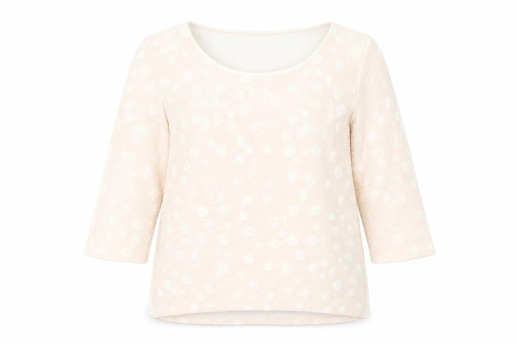 Tesini Womens Pink Geometric  Pullover Jumper Size 14