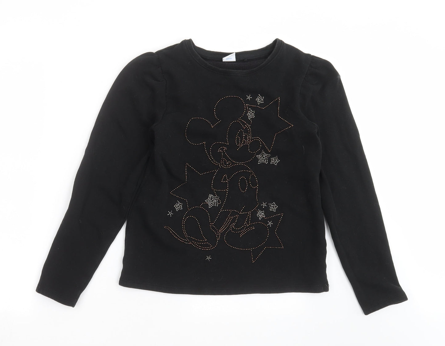 NEXT Girls Black   Pullover Sweatshirt Size 13 Years  - mickey mouse