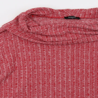Klass Womens Pink   Pullover Sweatshirt Size XL