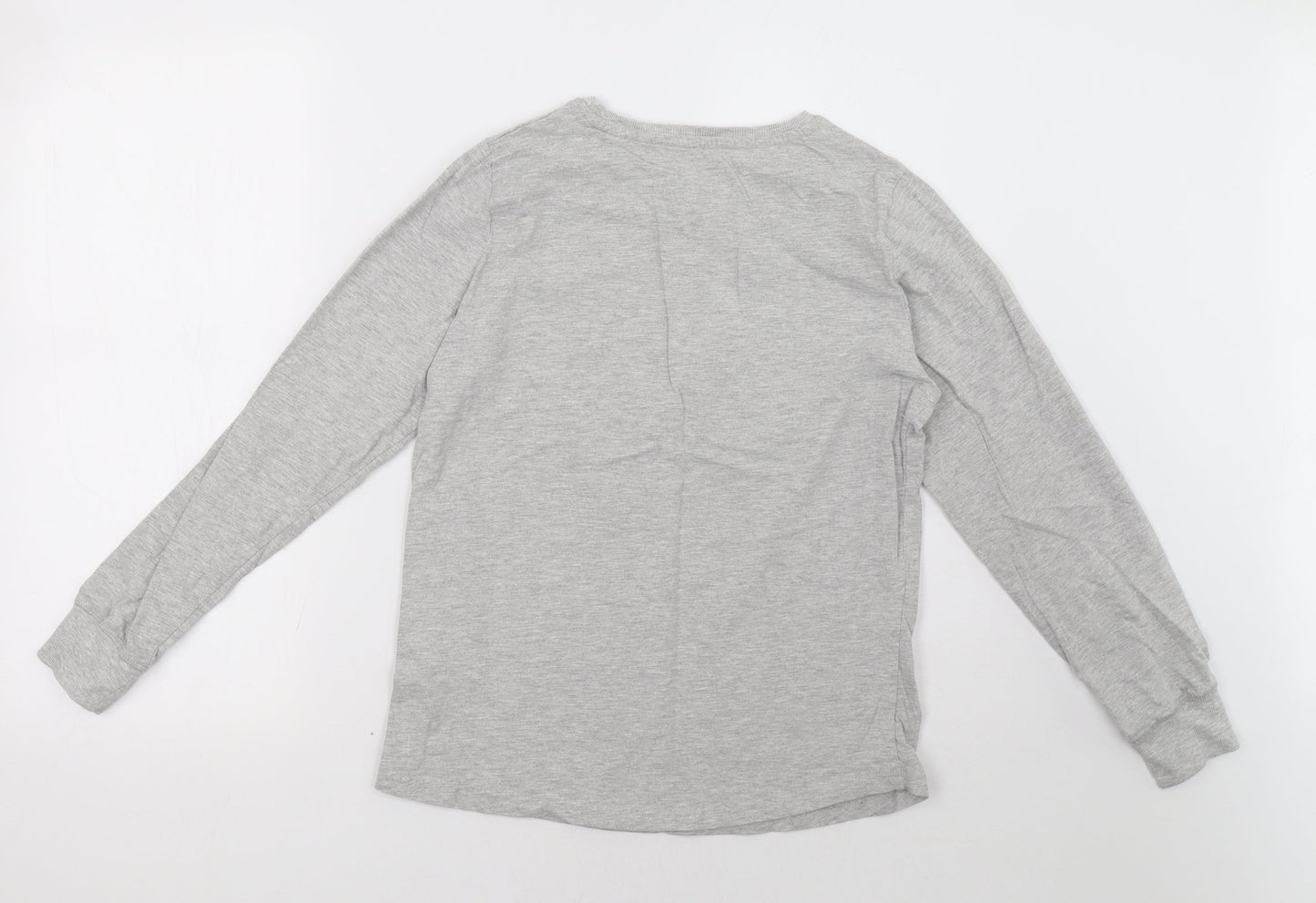 Avenue Womens Grey    Pyjama Top Size S  - christmas