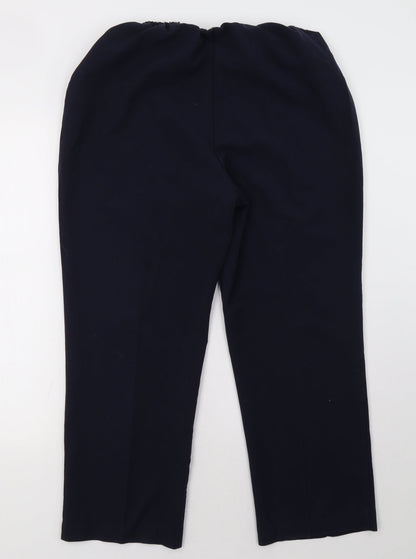 Bonmarché Womens Blue Trousers Size 16 L30 in