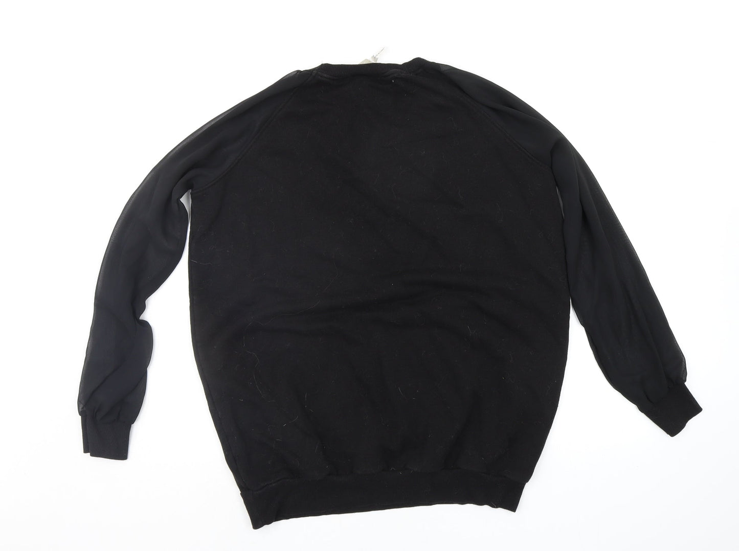Anothology Womens Black   Pullover Sweatshirt Size 18
