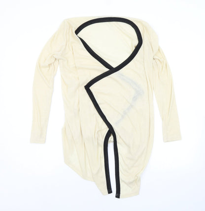 Zanzea Womens Beige   Cardigan Jumper Size S