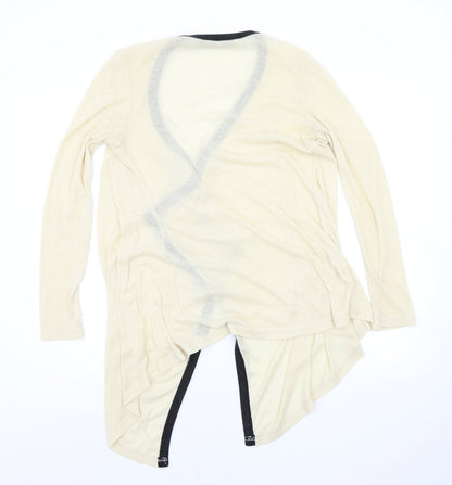 Zanzea Womens Beige   Cardigan Jumper Size S