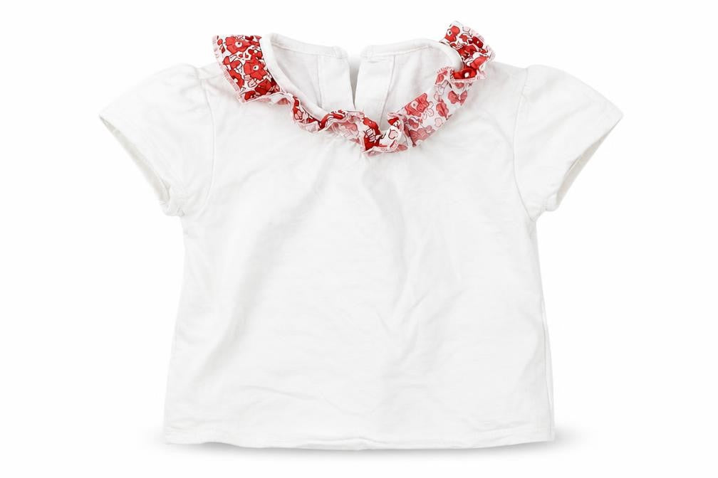 Matalan Girls White   Basic T-Shirt Size 0-3 Months