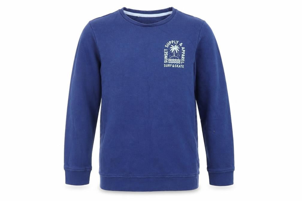 George Boys Blue   Pullover Sweatshirt Size 10-11 Years