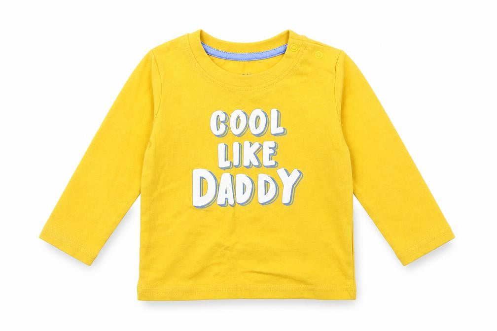 Primark Boys Yellow   Basic T-Shirt Size 6-9 Months