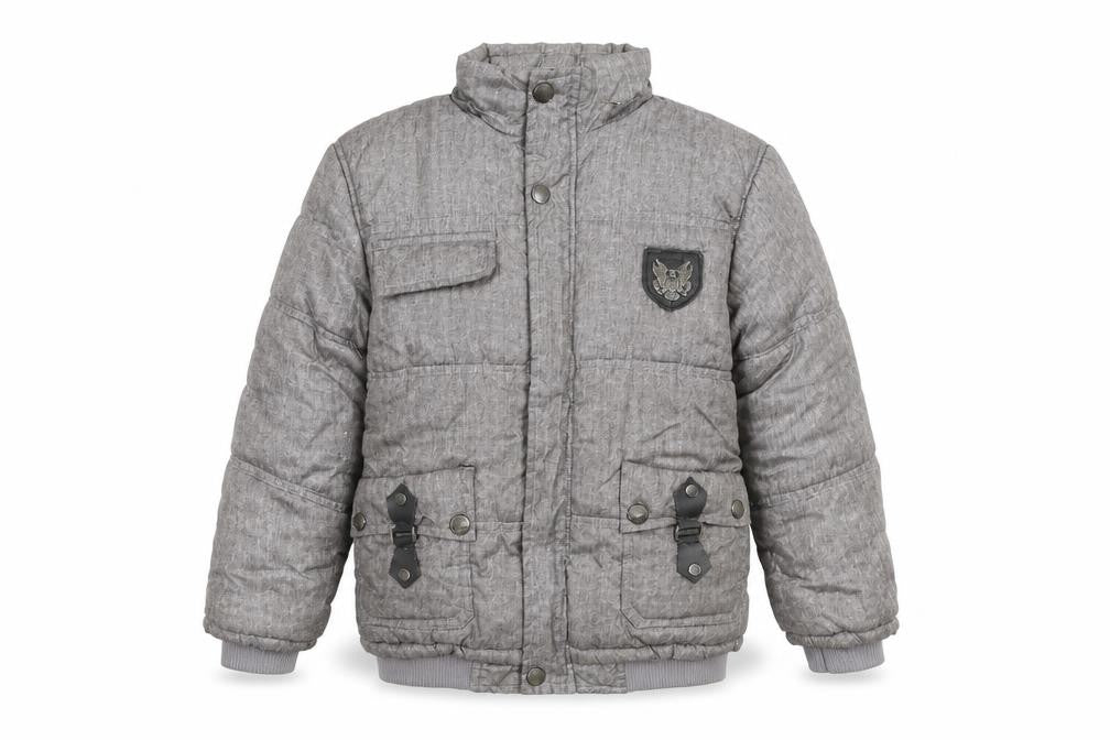 Exit Womens Grey   Puffer Jacket Coat Size 8