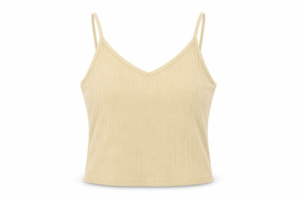 H&M Womens Beige   Basic Tank Size S