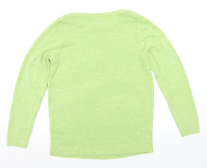 Debenhams Womens Green   Pullover Jumper Size 14