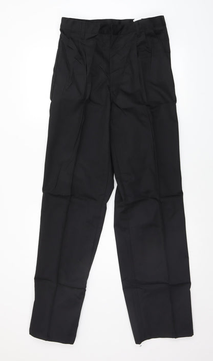 Preloved Boyd Cooper Mens Black Houndstooth  Trousers  Size 30 L33 in - Front
