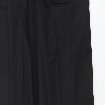 Preloved Boyd Cooper Mens Black Houndstooth  Trousers  Size 30 L33 in - Label