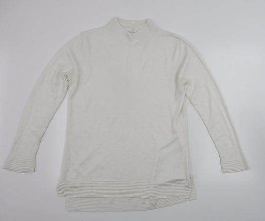 Peacocks  Womens White   Pullover Jumper Size 14