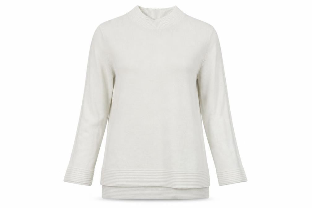 Peacocks  Womens White   Pullover Jumper Size 14