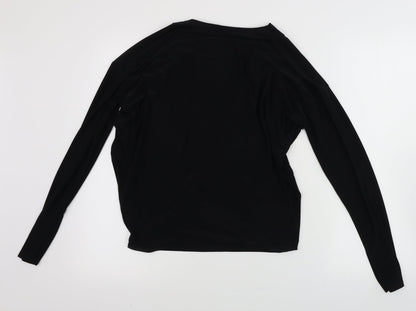 Missguided Womens Black   Basic Blouse Size 8